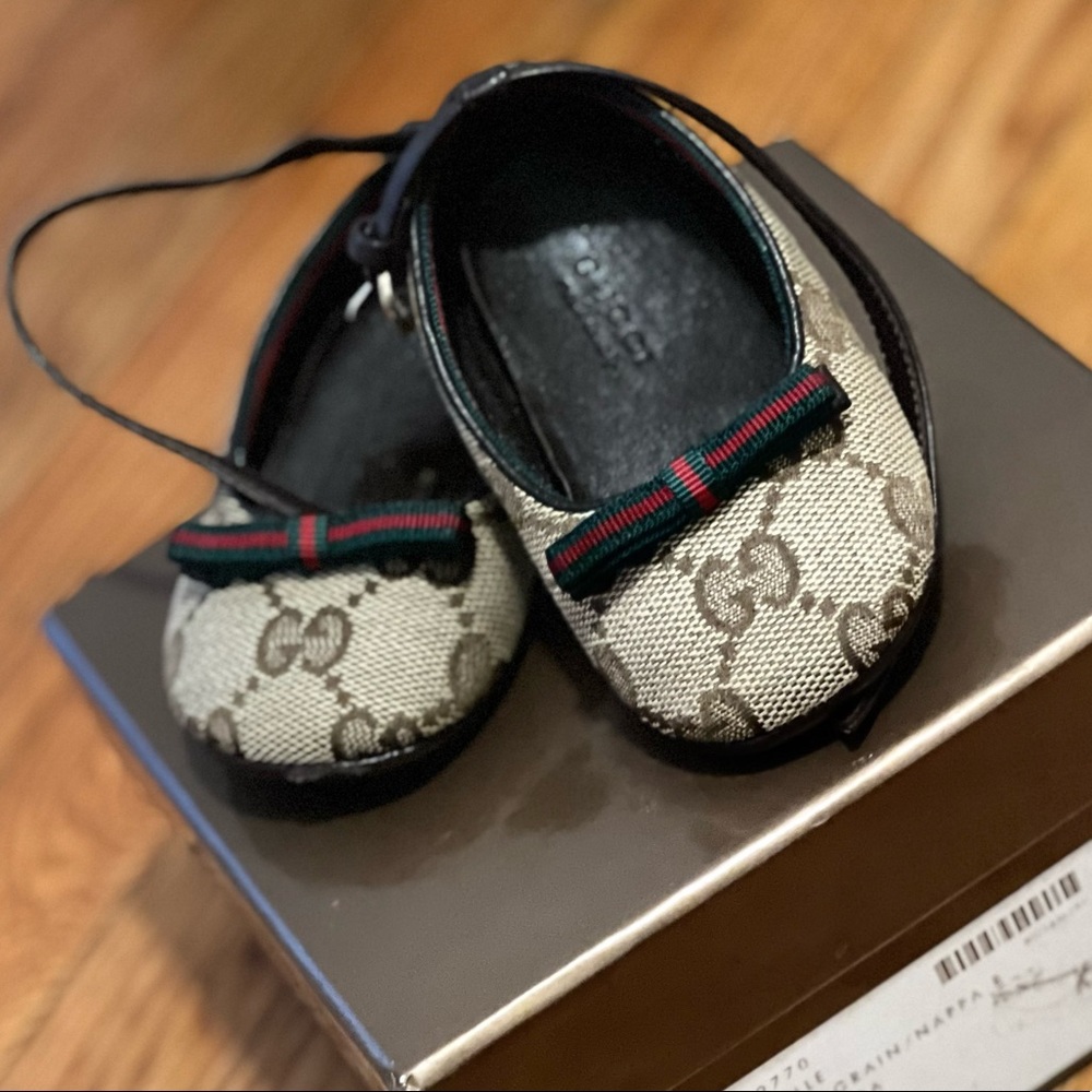 Beautiful baby Gucci shoes